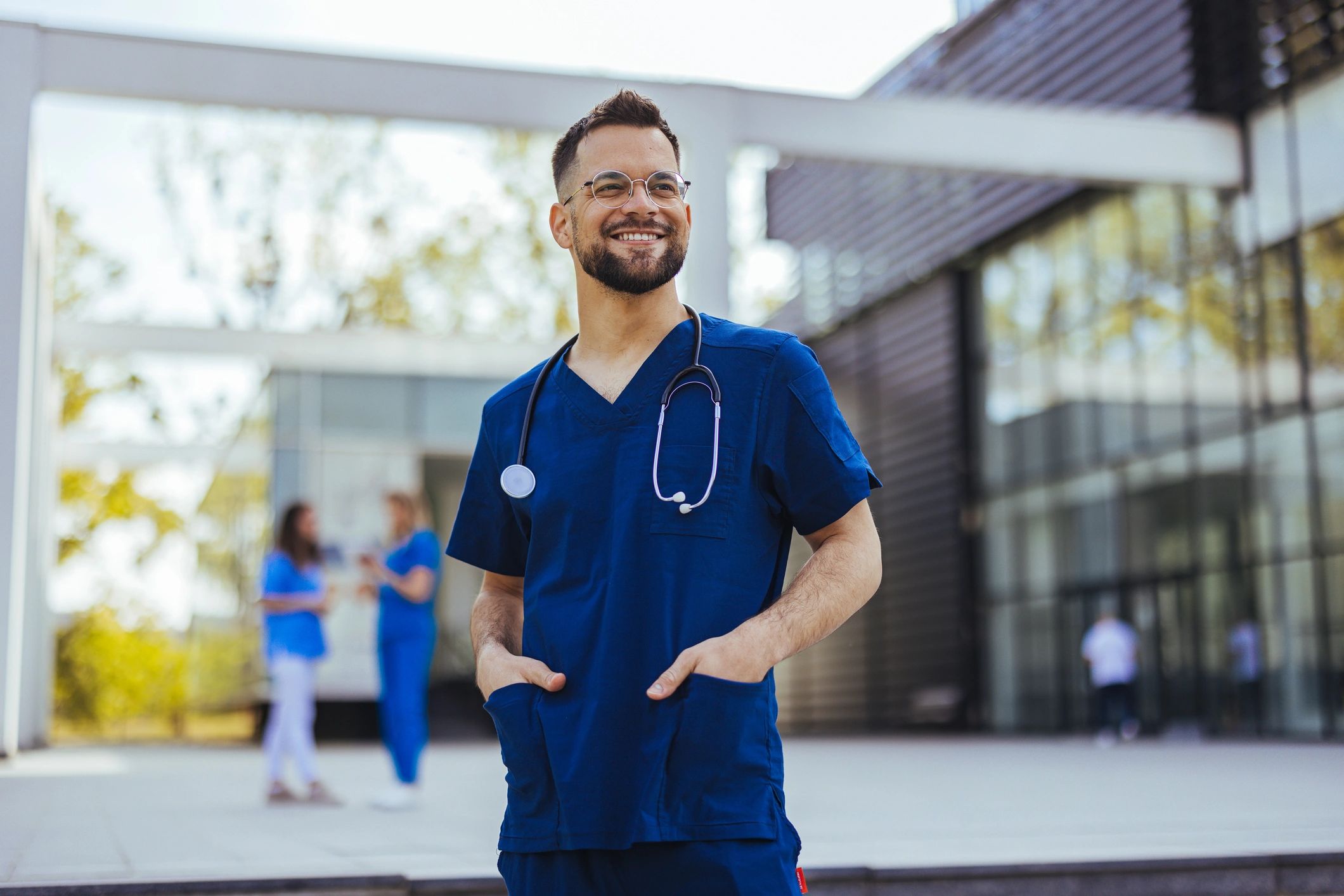 Healthcare professional representing career-focused motivation